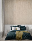 Papel pintado liso - Beige rayado
