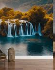 Wallpaper waterfalls - hidden golden torrent
