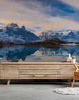 Mountain Wallpaper - Reflected Peaks