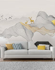 Mountain Wallpaper - Abstract Golden Peak