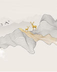 Mountain Wallpaper - Abstract Golden Peak