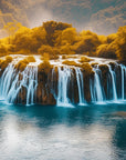 Wallpaper waterfalls - hidden golden torrent