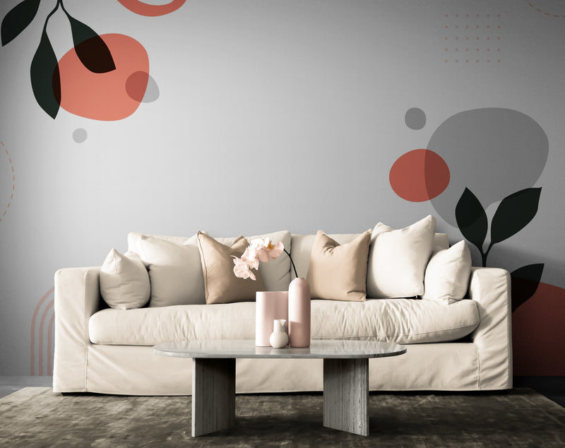 Papier Peint Rétro chic - Motifs Minimalistes