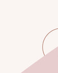 Papier peint abstrait - Formes roses et grises sur fond blanc