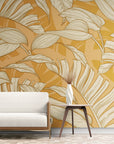 Papier Peint Tropical - Jungle Sépia