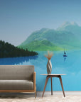 Papier Peint Paysage - Lac Miroir
