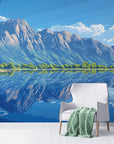 Papier Peint Paysage - Reflets montagnards