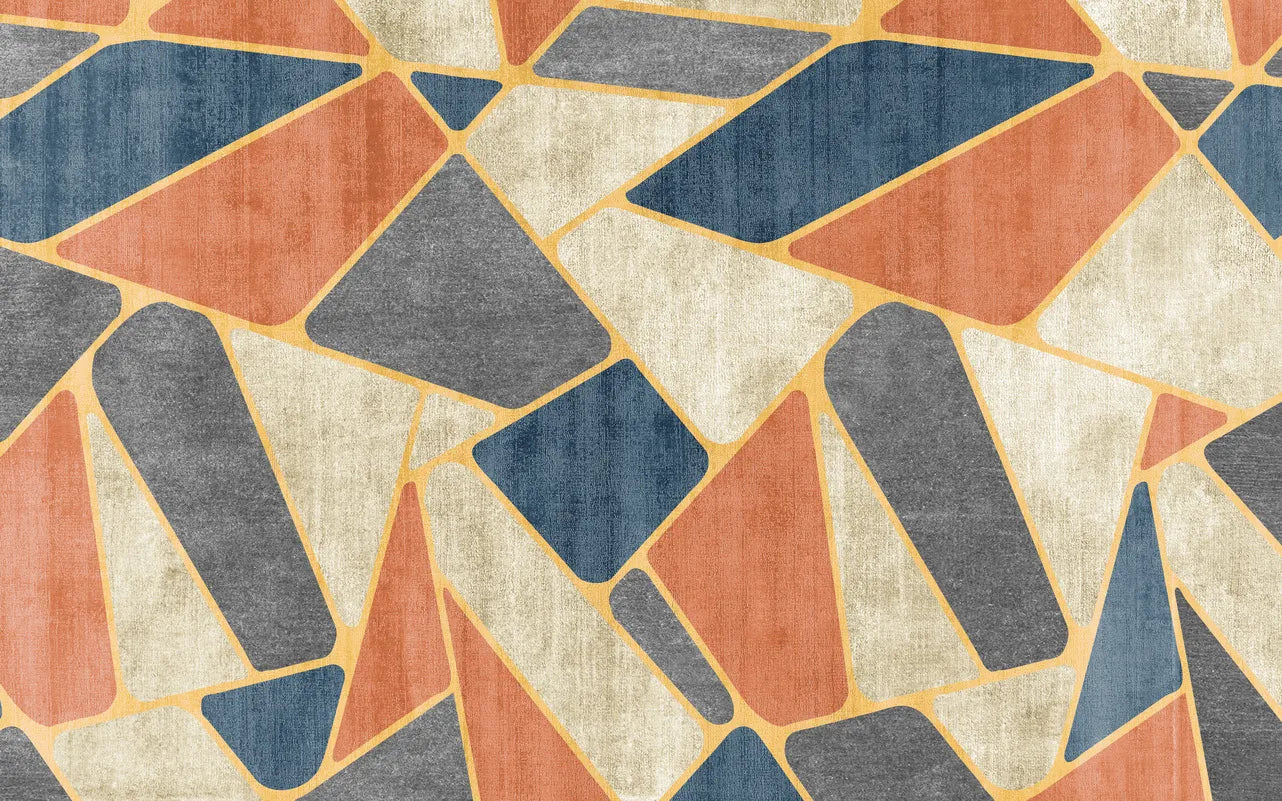 Papier Peint Géométrique - Motifs Abstraits