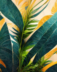 Papier Peint Design - Feuillage Tropical