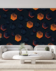 Papier peint 1065 - mockup chambre