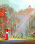 Forest Wallpaper - Autumnal Colorful Path