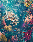 Tapete Unterwasserwelt - Buntes Korallenriff