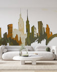 Papier peint 920 - mockup chambre