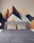 Papier Peint Abstrait - Montagnes Artistiques