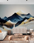 Papier Peint Abstrait - Montagnes Chinoises