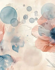 Papier Peint Art & Déco - Fleur Aquarelle