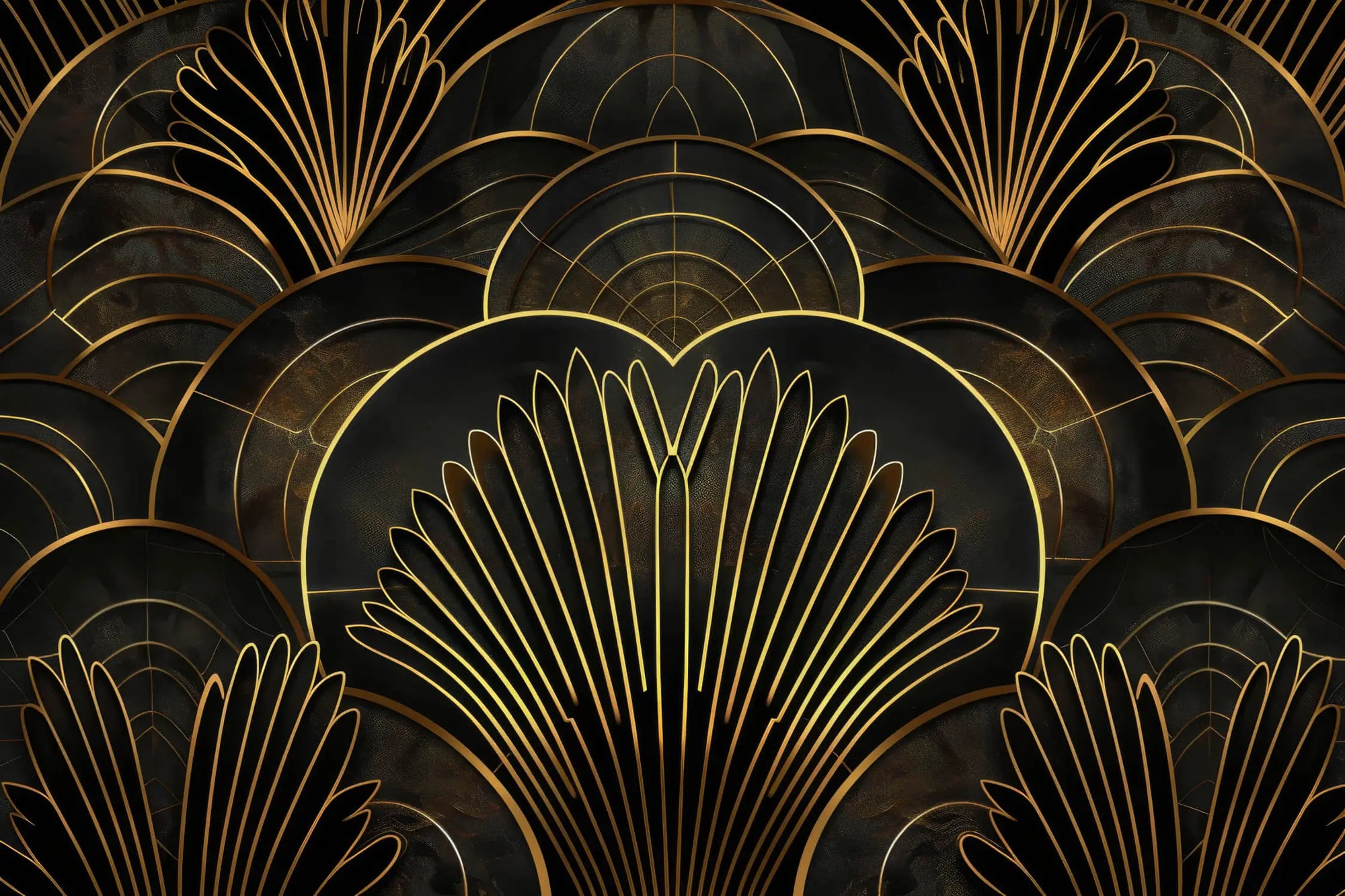 Papier Peint Art & Déco - Harmonie Géométrique