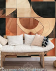 Papier Peint Art Moderne - Motif Géométrique