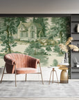 Papier peint paysage - Maison de campagne rétro