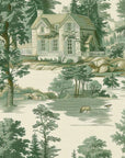 Papier peint paysage - Maison de campagne rétro