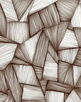 Papier Peint Bois - Motifs Géométriques