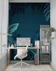 Papier Peint Tropical - Jungle Nocturne Mystique