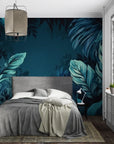 Papier Peint Tropical - Jungle Nocturne Mystique