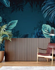 Papier Peint Tropical - Jungle Nocturne Mystique