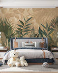 Papier Peint Tropical - Jungle Sable