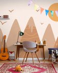Papier Peint Enfant - Montagne Scandinave