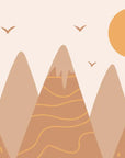 Papier Peint Enfant - Montagne Scandinave