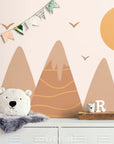 Papier Peint Enfant - Montagne Scandinave