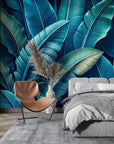 Papier Peint Tropical - Feuilles de Bananier