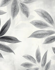 Foliage Wallpaper - Elegant Leaves in Black and White