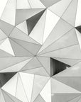 Papier Peint Géométrique - Lignes Noires Modernes
