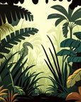 Papier Peint Jungle - Arbres Tropicaux Luxuriants