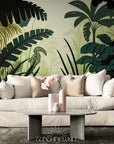 Papier Peint Jungle - Arbres Tropicaux Luxuriants