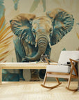 Papier Peint Paysage - Eléphant