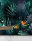Papier peint tropical - Jungle de nuit