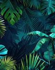 Papier peint tropical - Jungle de nuit