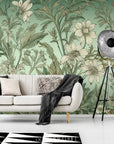 Papier Peint Vintage - Fleurs Classiques