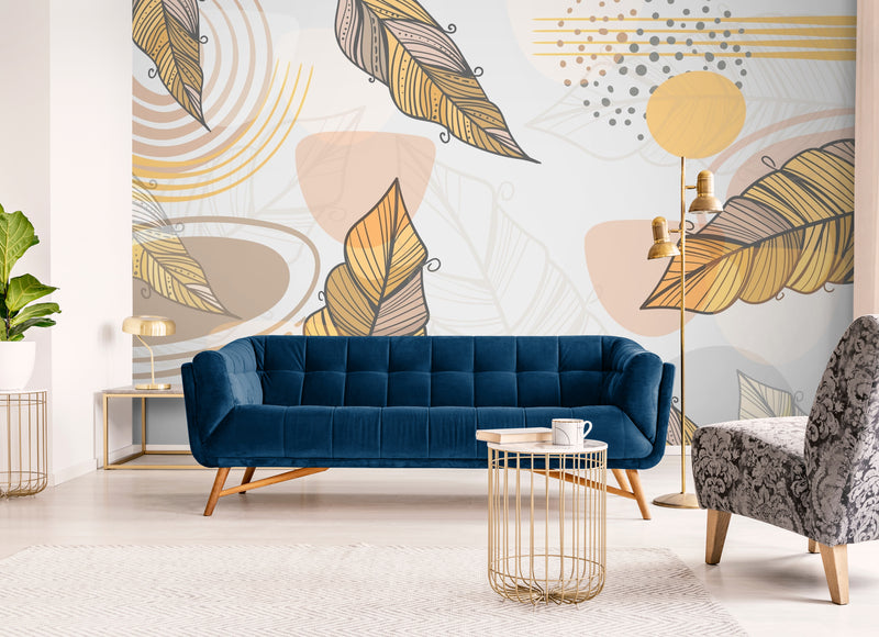 Papier Peint Art & Déco- Feuillage raffiné