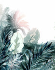 Papier Peint Tropical - Palmiers Brumeux