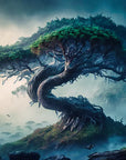 Papier peint forêt - Arbre ancestral