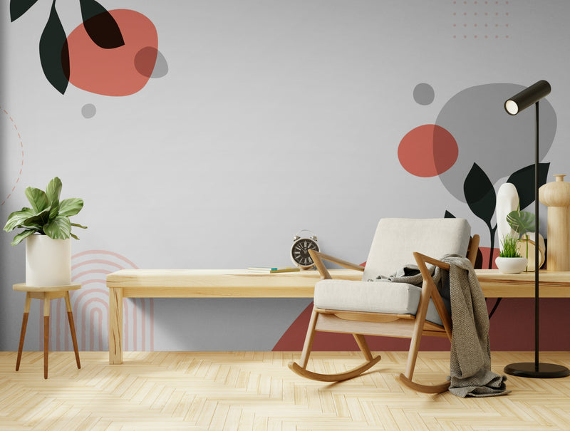 Papier Peint Rétro chic - Motifs Minimalistes
