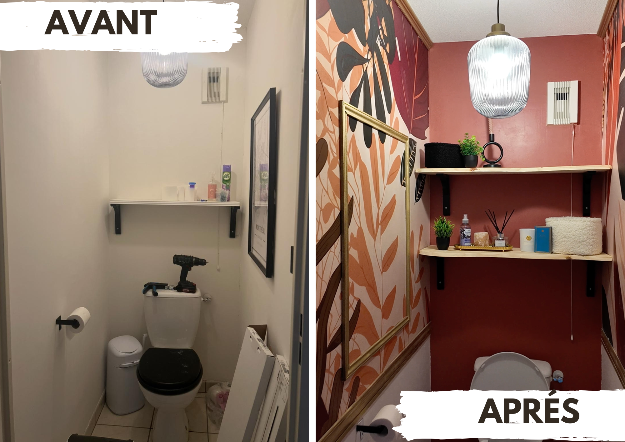 Les Tutos Déco de Fanny - J’ai transformé mes WC en cocon déco !