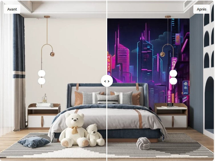 Simulateur papier peint gratuit sur votre photo