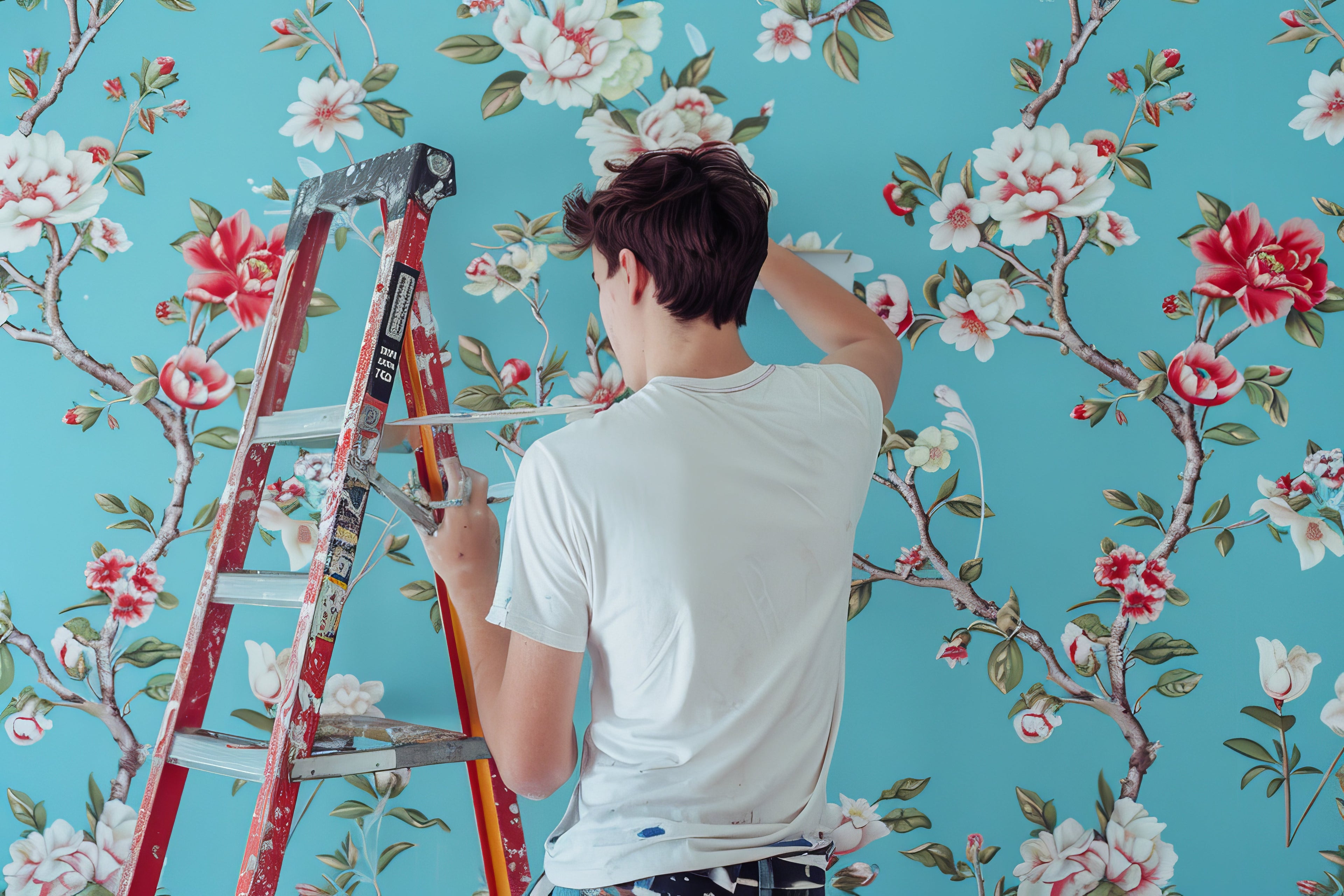 Comment réussir la pose de son papier peint adhésif ?