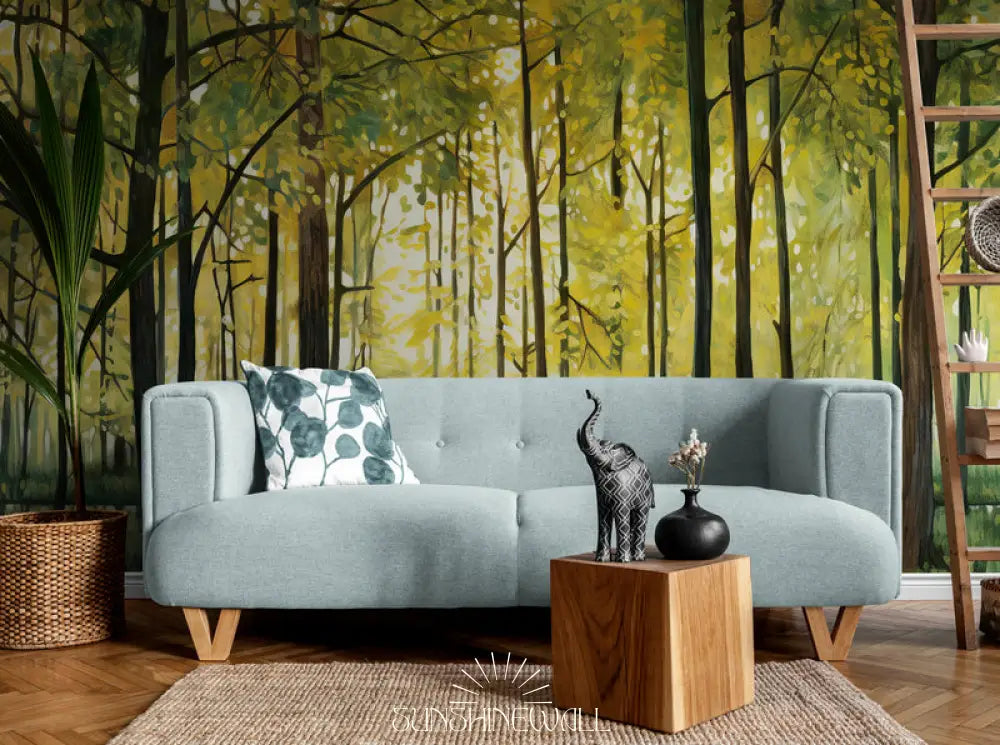 Papier peint foret : idées et inspirations déco