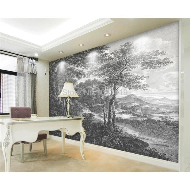 Papier Peint Noir et Blanc - Design Intemporel